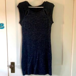 Navy blue sparkly dress